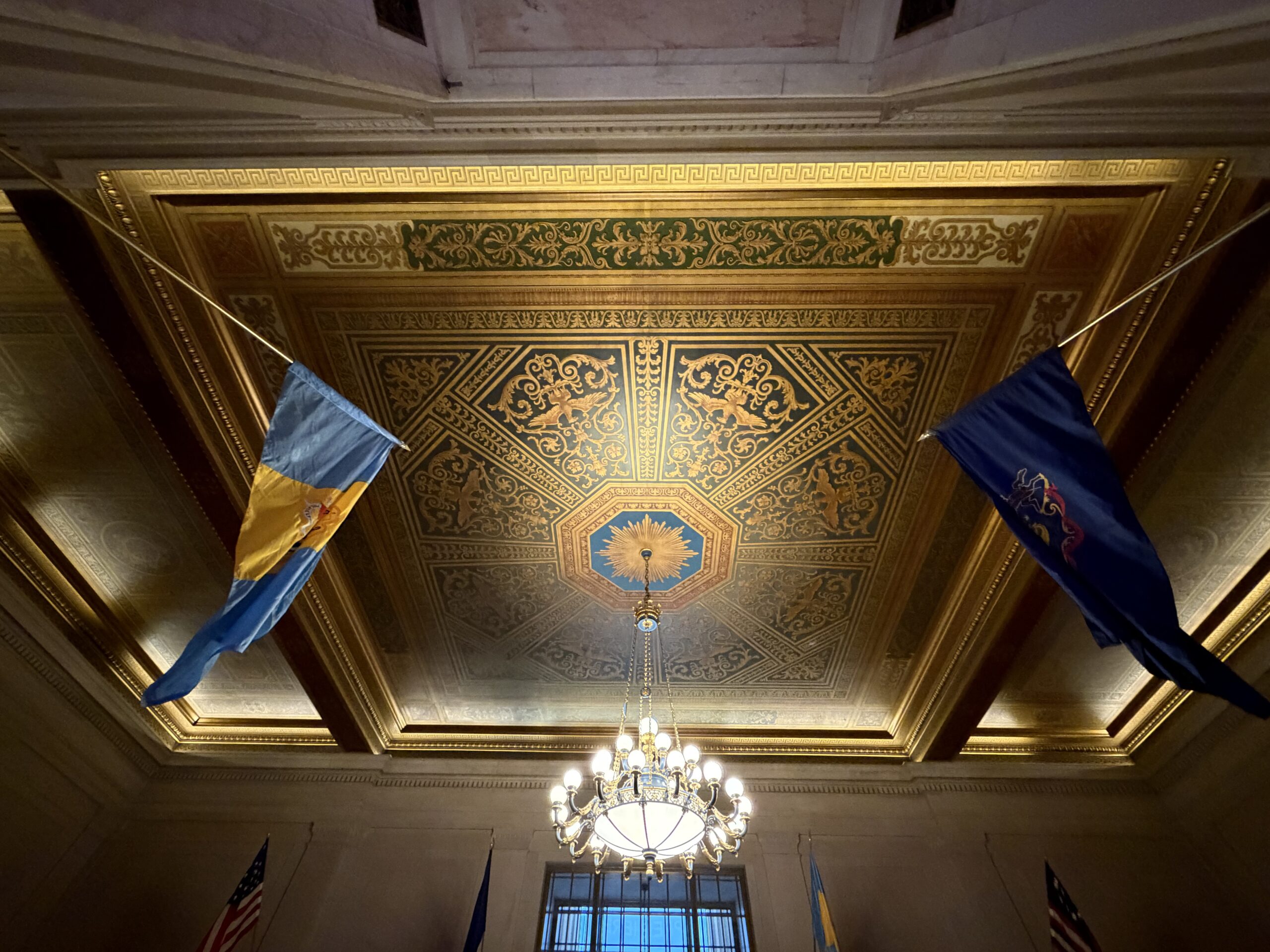 Interior Benjamin Franklin Memorial Hall Lighting by Starlite