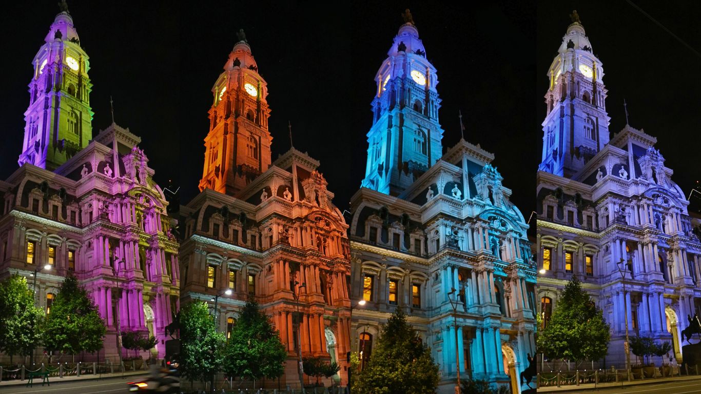 Philadelphia City Hall Lighting